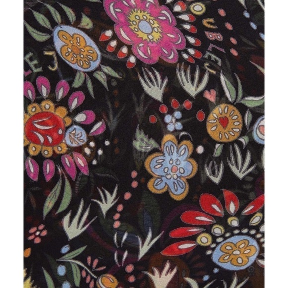 La DoubleJ Sissi Tiered Ruffle Midi Dress Babe in Silk Chiffon XS - Picture 15 of 17